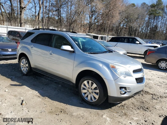 2011 Chevrolet Equinox LT w/2LT with VIN 2GNALPEC3B1210629, listed as a Copart auction lot 46785135 with 125,929 mi miles and Salvage Title. Bid and sale history available at carsss.com. Image 4.