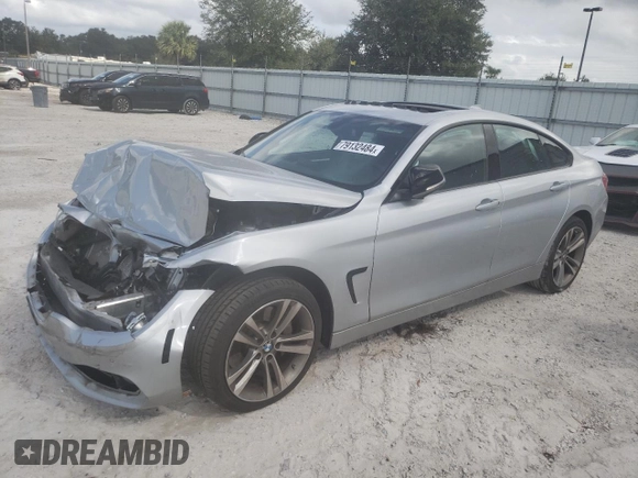 2015 BMW 4 Series 435i xDrive with VIN WBA4B3C5XFGV48931, listed as a Copart auction lot 79132484 with 89,149 mi miles and Salvage Title. Bid and sale history available at DreamBid. Image 1.