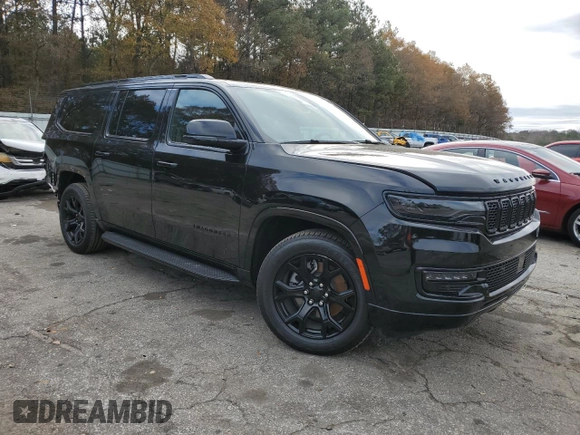 2024 Jeep Wagoneer Series II with VIN 1C4SJSBP7RS163001, listed as a Copart auction lot 83908564 with 1,095 mi miles and Salvage title. Bid and sale history available at DreamBid. Image 4.