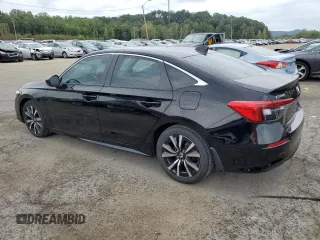 2023 Honda Civic Sedan EX with VIN 2HGFE1F76PH303393, listed as a Copart auction lot 71535614 with 18,539 mi miles and Salvage Title. Bid and sale history available at carsss.com. Image 2.