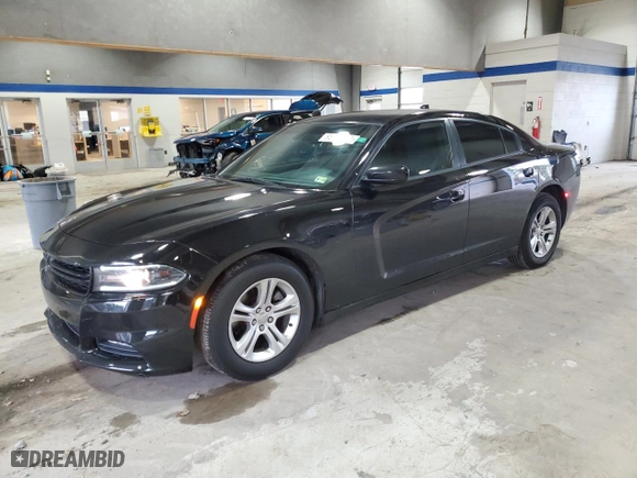 2016 Dodge Charger SXT with VIN 2C3CDXHG5GH323773, listed as a Copart auction lot 85446024 with 129,126 mi miles and Salvage Title. Bid and sale history available at carsss.com. Image 1.