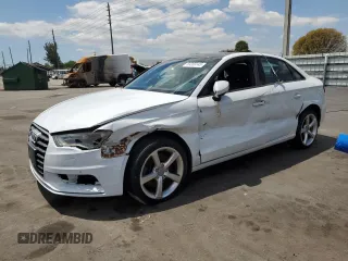 2016 Audi A3 2.0T Premium with VIN WAUB8GFF0G1042322, listed as a Copart auction lot 53209145 with 45,159 mi miles and Clean Title. Bid and sale history available at carsss.com. Image 1.
