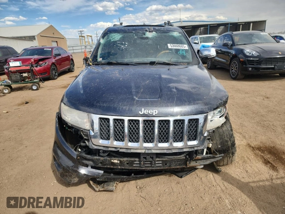 2013 Jeep Grand Cherokee Overland with VIN 1C4RJFCT0DC635172, listed as a Copart auction lot 53668605 with 178,278 mi miles and Non Repairable. Bid and sale history available at carsss.com. Image 5.