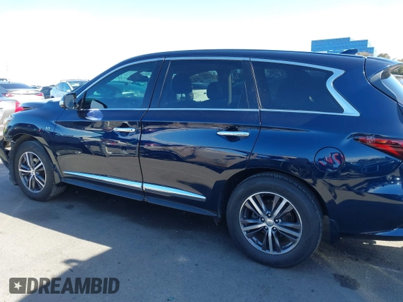 2019 Infiniti QX60 LUXE with VIN 5N1DL0MN9KC559199, listed as a IAAI auction lot 41931773 with 111,569 mi miles. Bid and sale history available at carsss.com. Image 15.