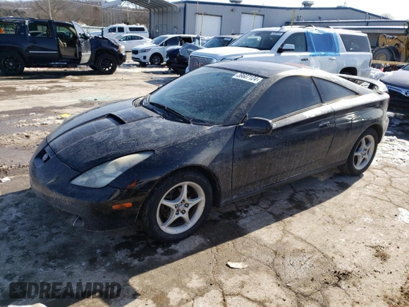 2002 Toyota Celica GT with VIN JTDDR32T420136053, listed as a Copart auction lot 39607124 with 309,980 mi miles and Salvage Title. Bid and sale history available at carsss.com. Image 1.
