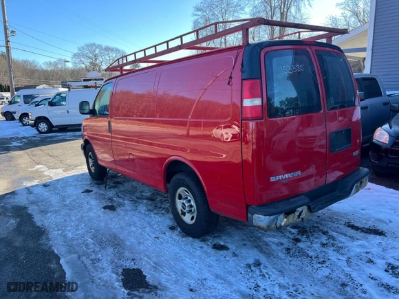 2013 GMC Savana Cargo Van with VIN 1GTW7FCA1D1153385, listed as a Copart auction lot 42986065 with 241,146 mi miles and Clean Title. Bid and sale history available at carsss.com. Image 3.