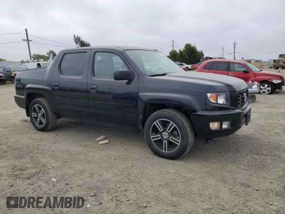 2013 Honda Ridgeline Sport with VIN 5FPYK1F77DB015049, listed as a Copart auction lot 55472615 with 213,336 mi miles and Clean Title. Bid and sale history available at carsss.com. Image 4.