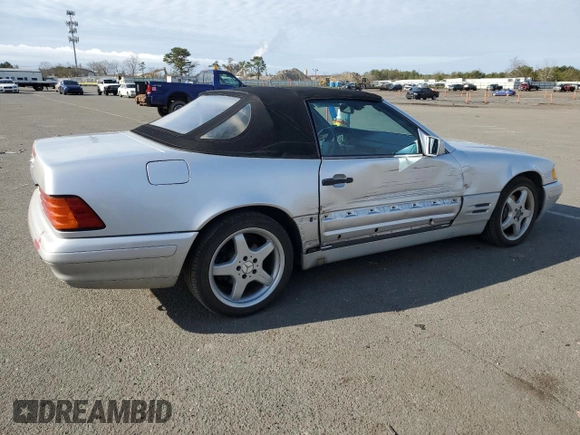 1997 Mercedes-Benz SL-Class with VIN WDBFA67F6VF141307, listed as a Copart auction lot 52554515 with 94,913 mi miles and Salvage Title. Bid and sale history available at carsss.com. Image 3.