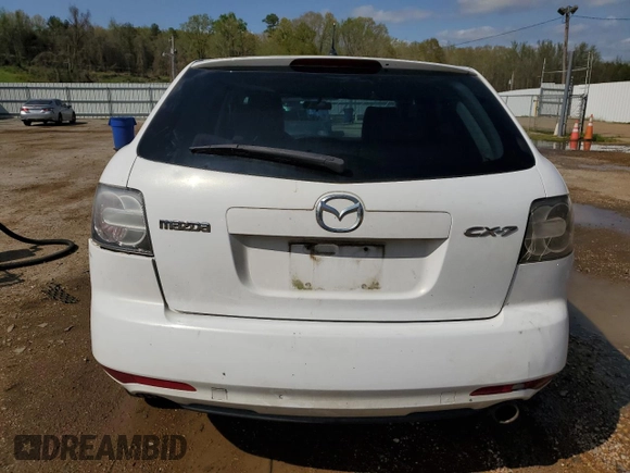 2011 Mazda CX-7 i SV z VIN JM3ER2A57B0382295, wystawiony jako Copart lot #51141015 z przebiegiem 166 680 mil mil oraz Szkoda całkowita • Salvage title. Historia ofert i sprzedaży dostępna na DreamBid. Obrazek 6.