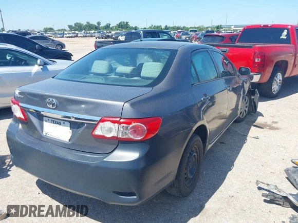2012 Toyota Corolla L with VIN 5YFBU4EE9CP061625, listed as a IAAI auction lot 39590657 with 1 mi miles. Bid and sale history available at carsss.com. Image 4.