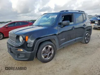 2017 Jeep Renegade Sport z VIN ZACCJAAB6HPE77991, wystawiony jako Copart lot #59850855 z przebiegiem 97 220 mil mil oraz Czysty tytuł • Clean title. Historia ofert i sprzedaży dostępna na DreamBid. Obrazek 1.