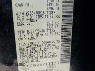 2015 Nissan Frontier SV z VIN 1N6AD0ER5FN711170, wystawiony jako Copart lot #53733005 z przebiegiem 146 126 mil mil oraz Szkoda całkowita • Salvage title. Historia ofert i sprzedaży dostępna na DreamBid. Obrazek 15.