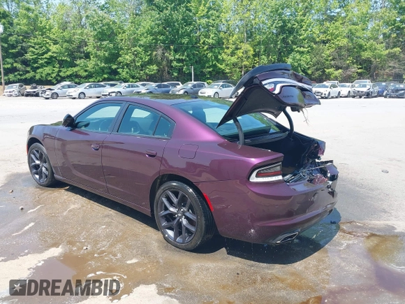 2022 Dodge Charger SXT with VIN 2C3CDXBG1NH231355, listed as a IAAI auction lot 41632420 with 28,333 mi miles and . Bid and sale history available at DreamBid. Image 3.