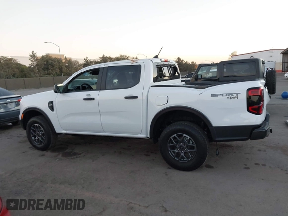2024 Ford Ranger XLT with VIN 1FTER4HH5RLE62921, listed as a IAAI auction lot 41291255 with 180 mi miles. Bid and sale history available at carsss.com. Image 13.