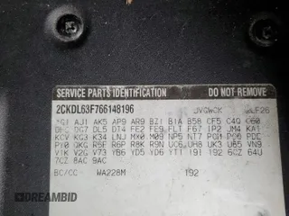 2006 Pontiac Torrent z VIN 2CKDL63F766148196, wystawiony jako Copart lot #59133125 z przebiegiem 221 078 mil mil oraz Czysty tytuł • Clean title. Historia ofert i sprzedaży dostępna na DreamBid. Obrazek 12.