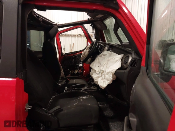 2019 Jeep Wrangler Sport S with VIN 1C4GJXAG4KW646013, listed as a IAAI auction lot 41556750 with 44,911 mi miles and . Bid and sale history available at DreamBid. Image 5.