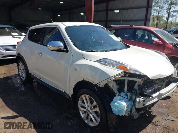 2012 Nissan Juke SL with VIN JN8AF5MR5CT102006, listed as a IAAI auction lot 41984909 with 112,447 mi miles. Bid and sale history available at carsss.com. Image 1.