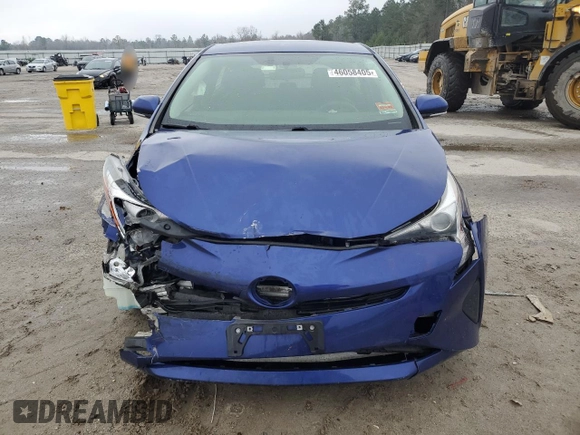 2016 Toyota Prius Four with VIN JTDKARFU8G3506169, listed as a Copart auction lot 46058405 with 107,479 mi miles and Salvage Title. Bid and sale history available at carsss.com. Image 5.