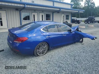 2021 Genesis G70 2.0T with VIN KMTG64LA1MU075945, listed as a Copart auction lot 56481205 with 88,160 mi miles and Salvage title. Bid and sale history available at DreamBid. Image 3.