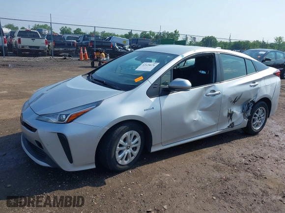 2022 Toyota Prius L Eco z VIN JTDKAMFU2N3165805, wystawiony jako IAAI lot #42428676 z przebiegiem 435 471 mil mil oraz . Historia ofert i sprzedaży dostępna na DreamBid. Obrazek 18.