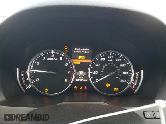 2019 Acura MDX Technology z VIN 5J8YD3H5XKL004911, wystawiony jako Copart lot #49856385 z przebiegiem 71 987 mil mil oraz Szkoda całkowita • Salvage title. Historia ofert i sprzedaży dostępna na DreamBid. Obrazek 9.