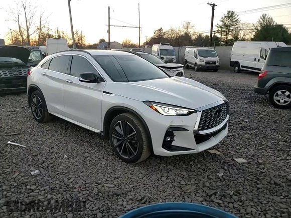 2024 Infiniti QX55 Luxe with VIN 3PCAJ5JR7RF113714, listed as a Copart auction lot 79325634 with 3,147 mi miles and Salvage Title. Bid and sale history available at DreamBid. Image 11.