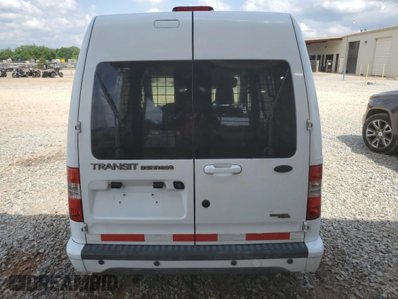2013 Ford Transit Connect XLT with VIN NM0KS9BN4DT125925, listed as a Copart auction lot 55087585 with 118,671 mi miles and Salvage title. Bid and sale history available at DreamBid. Image 6.