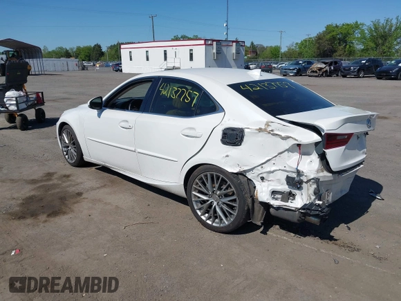 2015 Lexus IS 250 with VIN JTHCF1D2XF5017511, listed as a IAAI auction lot 42137757 with 114,274 mi miles and . Bid and sale history available at DreamBid. Image 3.