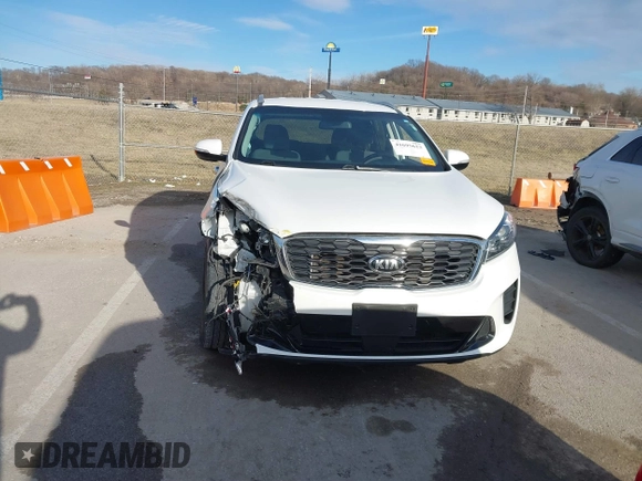 2020 Kia Sorento LX with VIN 5XYPGDA37LG656124, listed as a IAAI auction lot 41695623 with 66,803 mi miles. Bid and sale history available at carsss.com. Image 12.