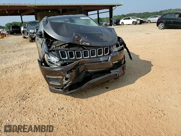2020 Jeep Compass Sport with VIN 3C4NJCAB6LT253304, listed as a Copart auction lot 63483895 with 55,051 mi miles and Salvage title. Bid and sale history available at DreamBid. Image 14.