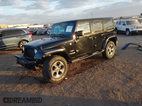2018 Jeep Wrangler JK Unlimited Sahara with VIN 1C4HJWEG0JL810480, listed as a IAAI auction lot 41260609 with 69,776 mi miles. Bid and sale history available at carsss.com. Image 18.