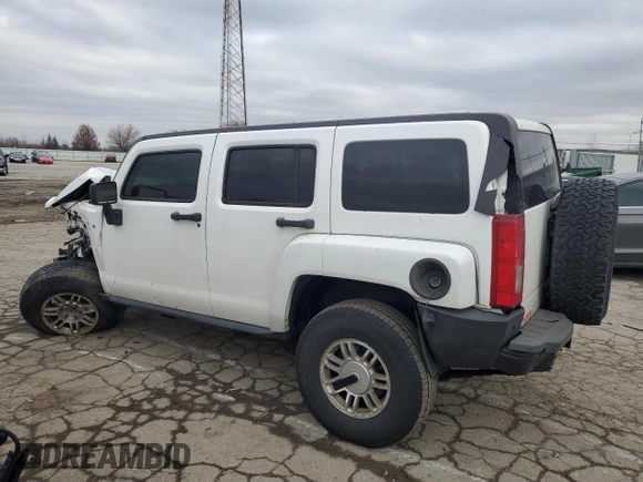 2007 Hummer H3 SUV with VIN 5GTDN13E478256422, listed as a Copart auction lot 84375874 with 203,057 mi miles and Salvage Title. Bid and sale history available at DreamBid. Image 2.