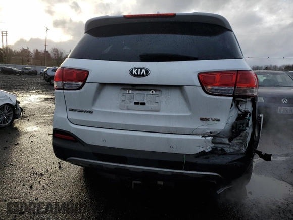 2018 Kia Sorento EX with VIN 5XYPHDA54JG400051, listed as a Copart auction lot 43736285 with 97,752 mi miles and Salvage Title. Bid and sale history available at carsss.com. Image 6.