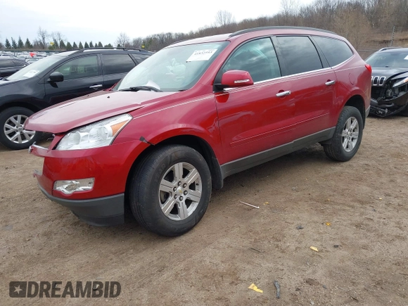 2012 Chevrolet Traverse 1LT with VIN 1GNKRGED9CJ330924, listed as a IAAI auction lot 41832593 with 159,303 mi miles and . Bid and sale history available at DreamBid. Image 17.