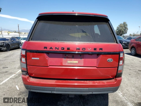 2017 Land Rover Range Rover с VIN SALGV5FE4HA338497, выставлен на аукционе Copart как лот 61456025 с пробегом 33 530 миль миль и Списание • Salvage title. История ставок и продаж доступна на DreamBid. Изображение 6.