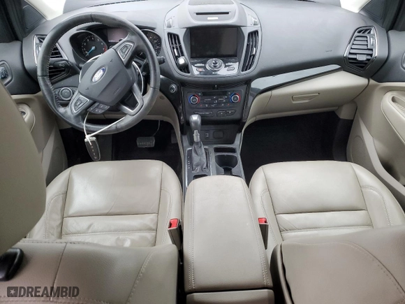2017 Ford Escape Titanium with VIN 1FMCU0J98HUF06254, listed as a Copart auction lot 50692795 with 61,502 mi miles and Clean Title. Bid and sale history available at carsss.com. Image 8.