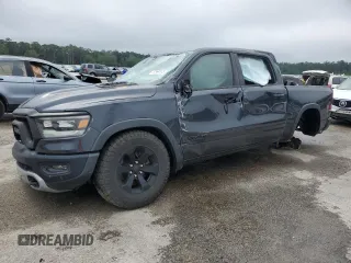 2020 Ram 1500 Rebel with VIN 1C6SRFLT9LN243523, listed as a Copart auction lot 57994145 with Not provided miles and Salvage title. Bid and sale history available at DreamBid. Image 1.