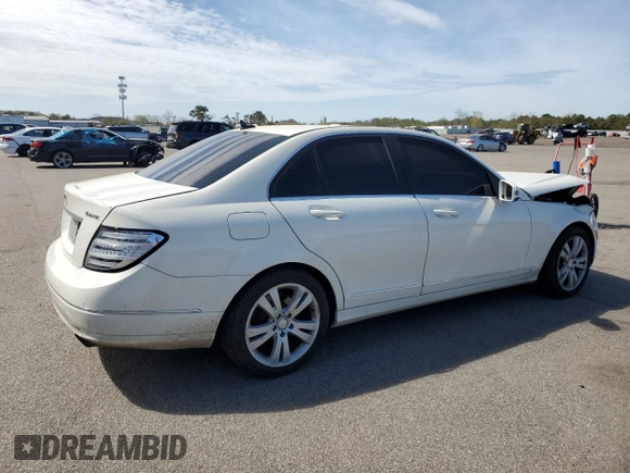 2010 Mercedes-Benz C 300 Sport with VIN WDDGF8BB9AF448994, listed as a Copart auction lot 54906135 with 127,223 mi miles and Salvage Title. Bid and sale history available at carsss.com. Image 3.