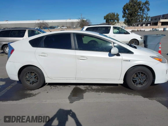 2013 Toyota Prius One with VIN JTDKN3DU6D5540079, listed as a IAAI auction lot 41644310 with 189,968 mi miles. Bid and sale history available at carsss.com. Image 13.