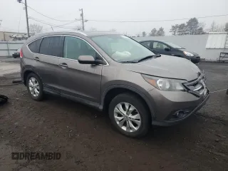 2012 Honda CR-V EX-L with VIN 5J6RM4H7XCL070400, listed as a Copart auction lot 50813225 with 161,291 mi miles and Salvage Title. Bid and sale history available at carsss.com. Image 4.