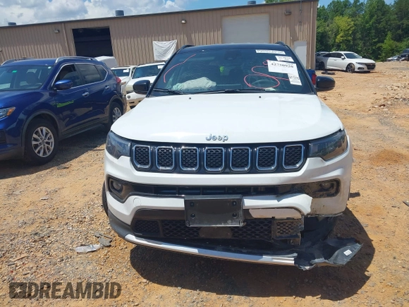 2023 Jeep Compass Limited z VIN 3C4NJDCN8PT569144, wystawiony jako IAAI lot #42750920 z przebiegiem 52 434 mil mil oraz . Historia ofert i sprzedaży dostępna na DreamBid. Obrazek 12.