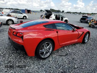 2016 Chevrolet Corvette 1LT with VIN 1G1YB2D72G5122350, listed as a Copart auction lot 54507735 with Not provided miles and Salvage title. Bid and sale history available at DreamBid. Image 3.