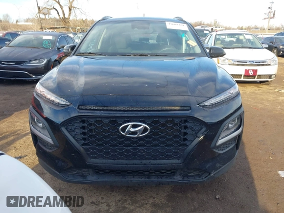 2021 Hyundai Kona SEL with VIN KM8K22AA3MU747284, listed as a IAAI auction lot 41609261 with 82,778 mi miles. Bid and sale history available at carsss.com. Image 12.
