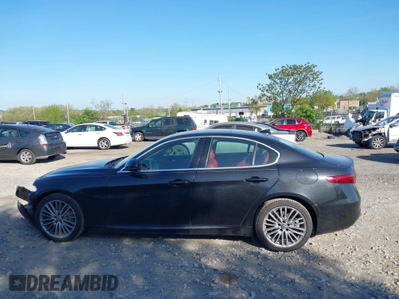 2019 Alfa Romeo Giulia Ti Sport with VIN ZARFAMBN4K7598164, listed as a IAAI auction lot 42146318 with 58,287 mi miles and . Bid and sale history available at DreamBid. Image 15.