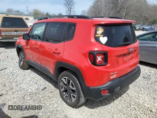 2017 Jeep Renegade Latitude with VIN ZACCJBBB6HPE38872, listed as a Copart auction lot 49325925 with 93,796 mi miles and Salvage Title. Bid and sale history available at carsss.com. Image 2.