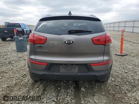 2014 Kia Sportage LX with VIN KNDPBCAC4E7548147, listed as a Copart auction lot 52459665 with 108,667 mi miles and Non Repairable. Bid and sale history available at carsss.com. Image 6.