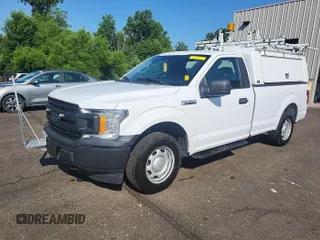 2018 Ford F-150 XL with VIN 1FTNF1E52JKE87531, listed as a IAAI auction lot 42740984 with 121,670 mi miles and . Bid and sale history available at DreamBid. Image 4.