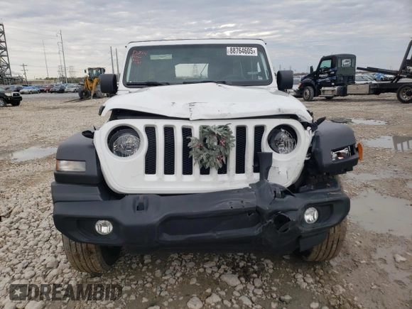 2023 Jeep Wrangler Sport Altitude with VIN 1C4HJXDG8PW620005, listed as a Copart auction lot 88764605 with 25,724 mi miles and Salvage Title. Bid and sale history available at DreamBid. Image 5.