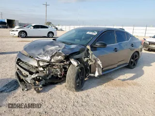 2024 Nissan Sentra SR with VIN 3N1AB8DVXRY295195, listed as a Copart auction lot 58176975 with 13,668 mi miles and Salvage title. Bid and sale history available at DreamBid. Image 1.