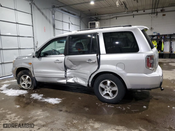 2007 Honda Pilot EX-L with VIN 5FNYF28517B024896, listed as a Copart auction lot 43929425 with 110,273 mi miles and Salvage Title. Bid and sale history available at carsss.com. Image 2.
